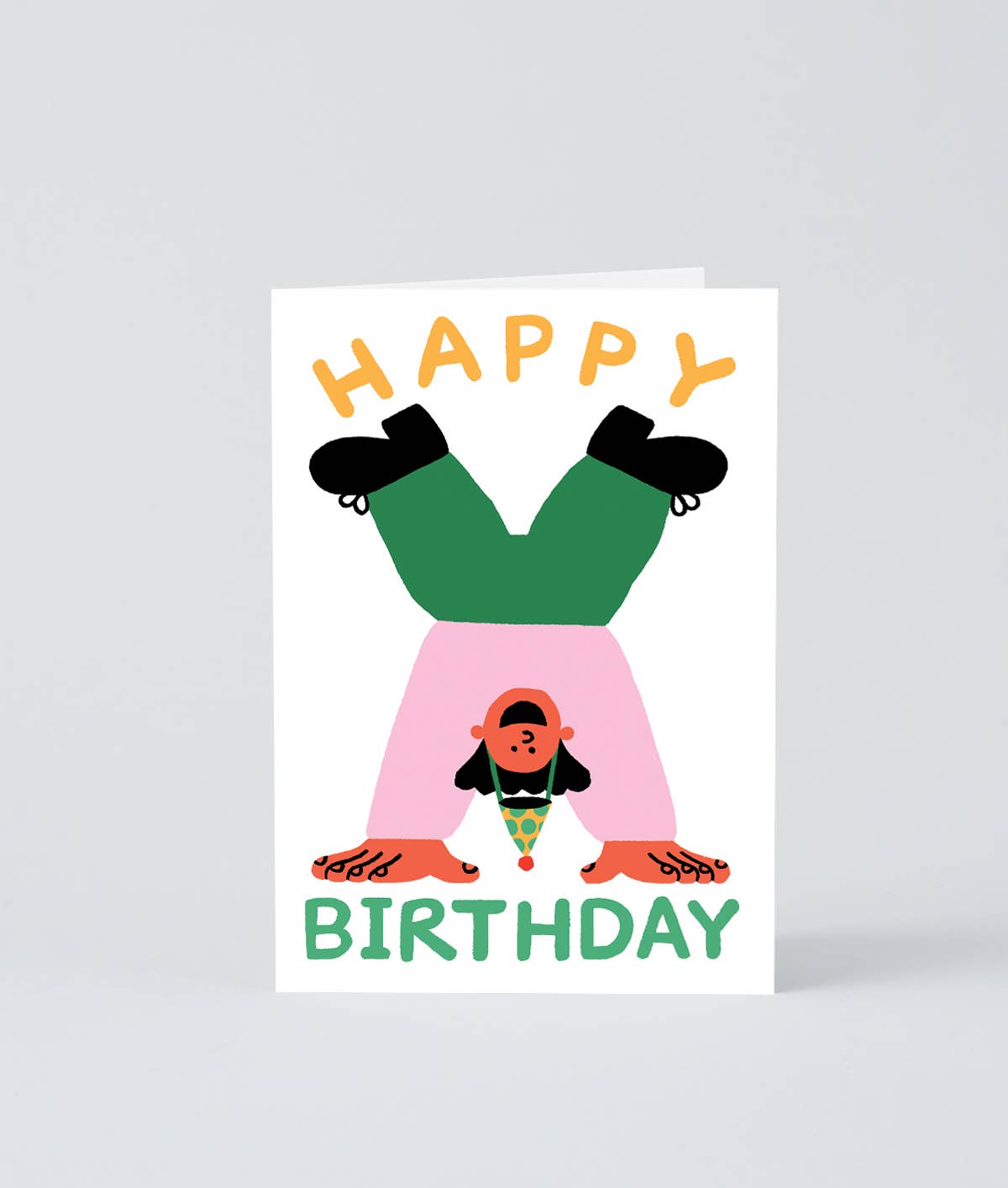 ‘Happy Birthday Handstand’ Greetings Card