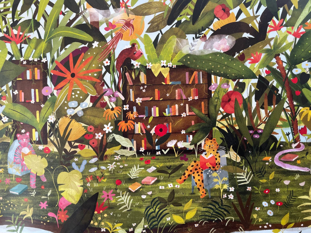 Jungle Library by La Jeanette