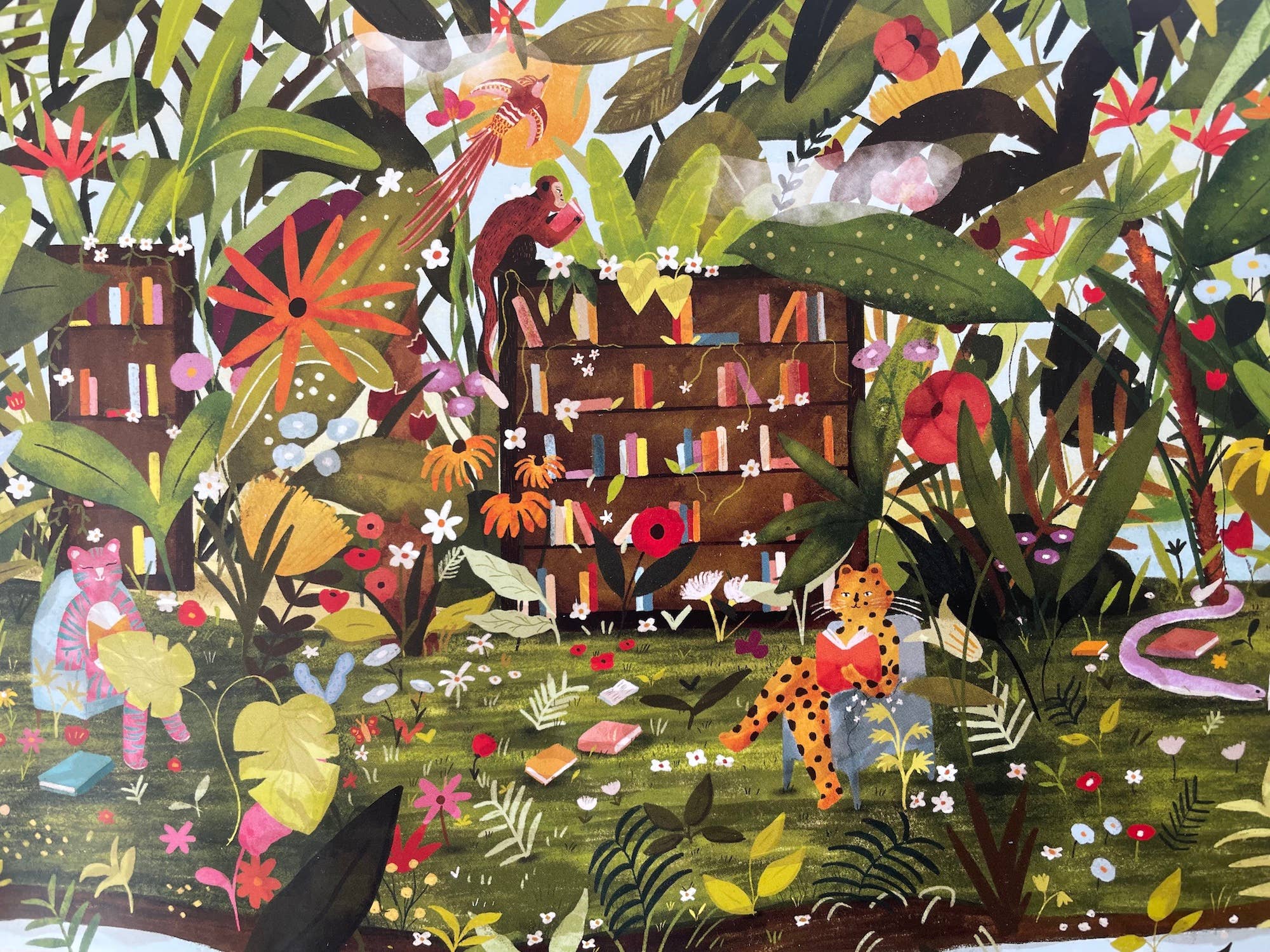 Jungle Library by La Jeanette