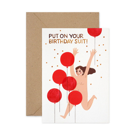 Birthday Suit Card