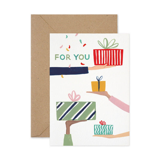 For You Presents Card