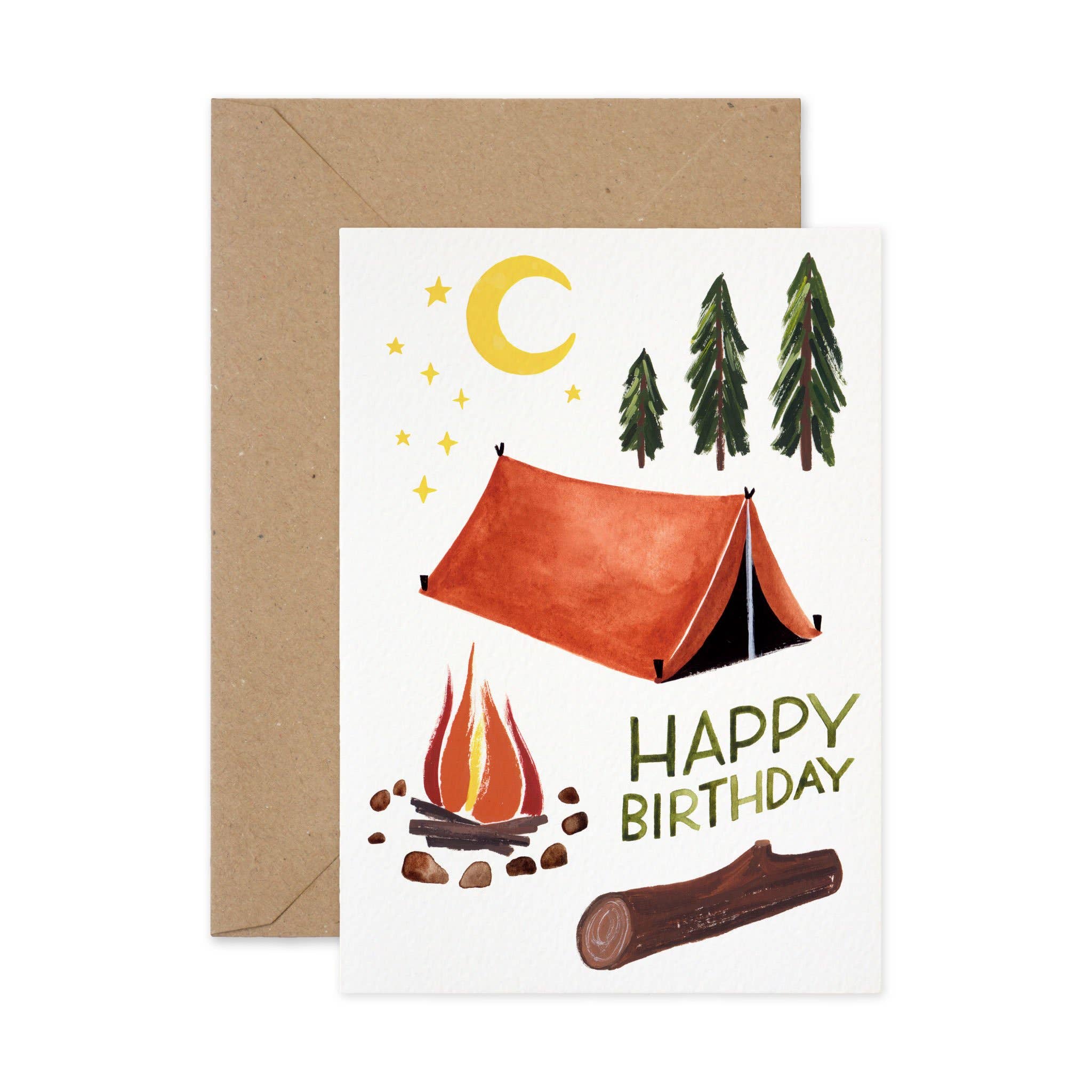 Camping Birthday Card
