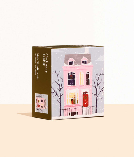 Christmas Pink House by Maja Tomljanovic